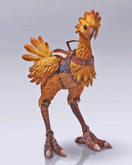 Chocobo Fantasy Bird Paint By Numbers