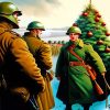 Christmas Trench World War Two Paint By Numbers