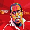 Ian Wright Footballer Arsenal Pop Art Paint By Numbers