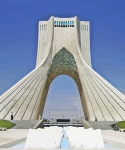 Iran Teheran Azadi Paint By Numbers
