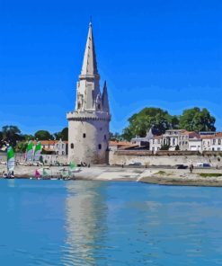 Lantern Tower In La Rochelle France Paint By Numbers