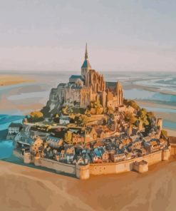 Mont Saint Michel Paint By Numbers