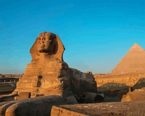 The Great Sphinx Of Giza Paint By Numbers