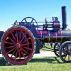 Vintage Traction Engine Paint By Numbers