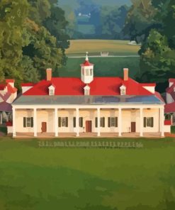 Virginia Mount Vernon Paint By Numbers