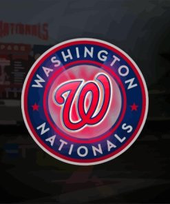 Washington Nationals Logo Paint By Numbers