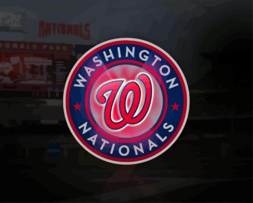 Washington Nationals Logo Paint By Numbers