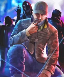 Watch Dogs Paint By Numbers