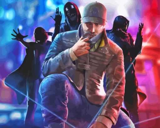 Watch Dogs Paint By Numbers