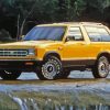 Yellow 1972K5 Blazer By Chevrolet Paint By Numbers