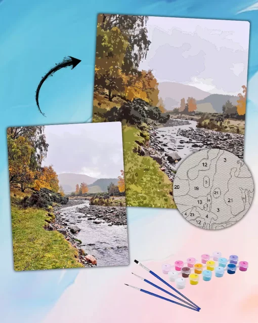 Painting By Numbers Custom​ Landscape
