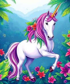 Tropical Steed Paint Numbers