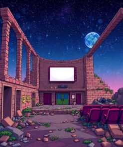 Cinema Ruins Paint Numbers