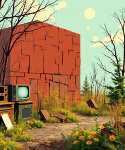 Abandoned Golden Age Broadcast Paint By Numbers