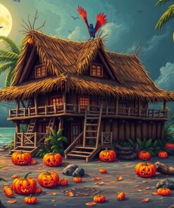 Abandoned Luau Perch Paint By Numbers