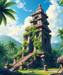 Celestial Tower Paint Numbers