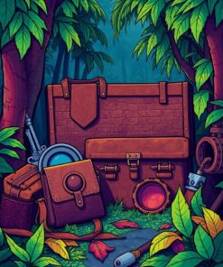 Safari Gear Paint Numbers