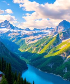 Alpine Gorges Paint Numbers