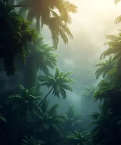 Above Realistic Jungle Canopies Paint By Numbers