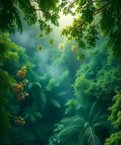 Above Realistic Jungle Canopies Paint By Numbers