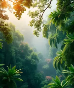 Above Realistic Jungle Canopies paint by numbers