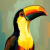 Toucan Gaze Paint Numbers