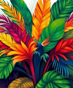 Tropical Crown Paint Numbers