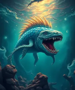 Abyssal Descent Ocean Giant Paint By Numbers