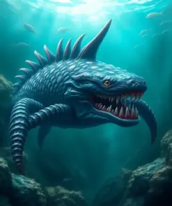 Abyssal Predator paint by numbers