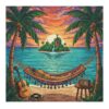 Acoustic Island Hammock View Paint By Numbers
