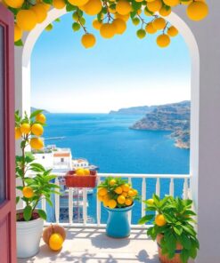 Balcony View Paint Numbers