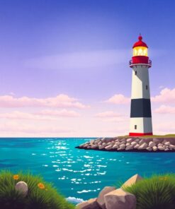 Coastal Glass Paint Numbers