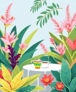 Among Fronds Paint Numbers