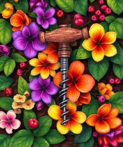 Exotic Flora Paint Numbers