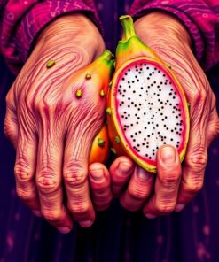 Aged Hands Vibrant Pitaya Paint By Numbers
