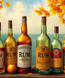 Rum Bottles Paint Numbers