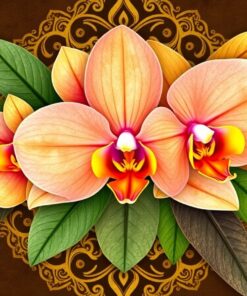 Orchid Art Paint Numbers