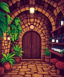 Wine Vault Paint Numbers