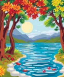 Tropic Palms Paint Numbers