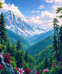 Jungle Plunge Paint Numbers