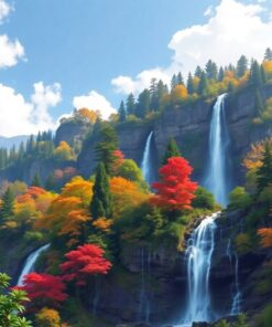 Alpine Jungle Plunge Paint By Numbers