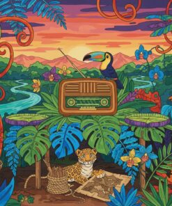 Amazonian Radio Adventure Paint By Numbers