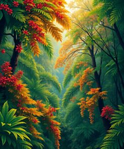 Lush Canopy Paint Numbers