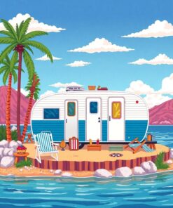 Island Retreat Paint Numbers