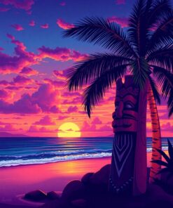 Tiki Glow Paint Numbers