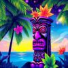 Amethyst Sky Tiki Glow Paint By Numbers