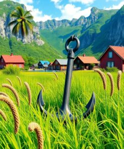 Tropical Grass Paint Numbers