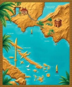 Tropical Map Paint Numbers