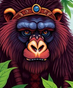 Ancient Jungle Silverback Watch Paint By Numbers