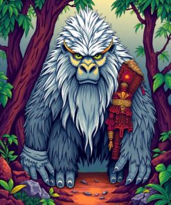 Yeti Guardian Paint Numbers